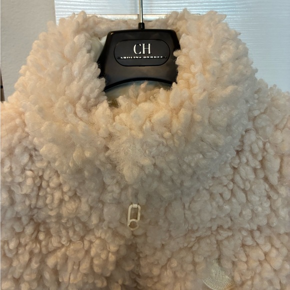 Stunning teddy Moncler down cream puffer vest! - Picture 3 of 15
